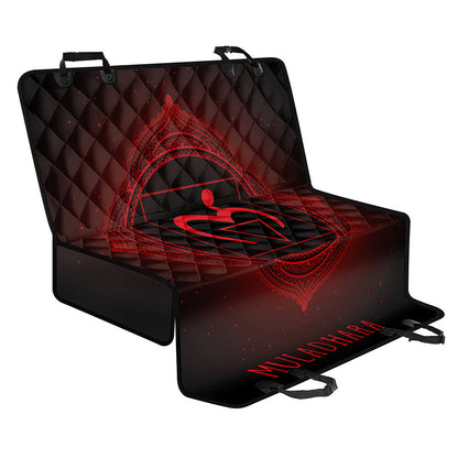 Muladhara Chakra Symbol Print Pet Car Back Seat Cover