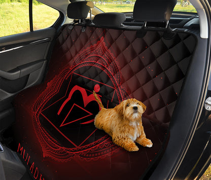 Muladhara Chakra Symbol Print Pet Car Back Seat Cover