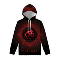 Muladhara Chakra Symbol Print Pullover Hoodie