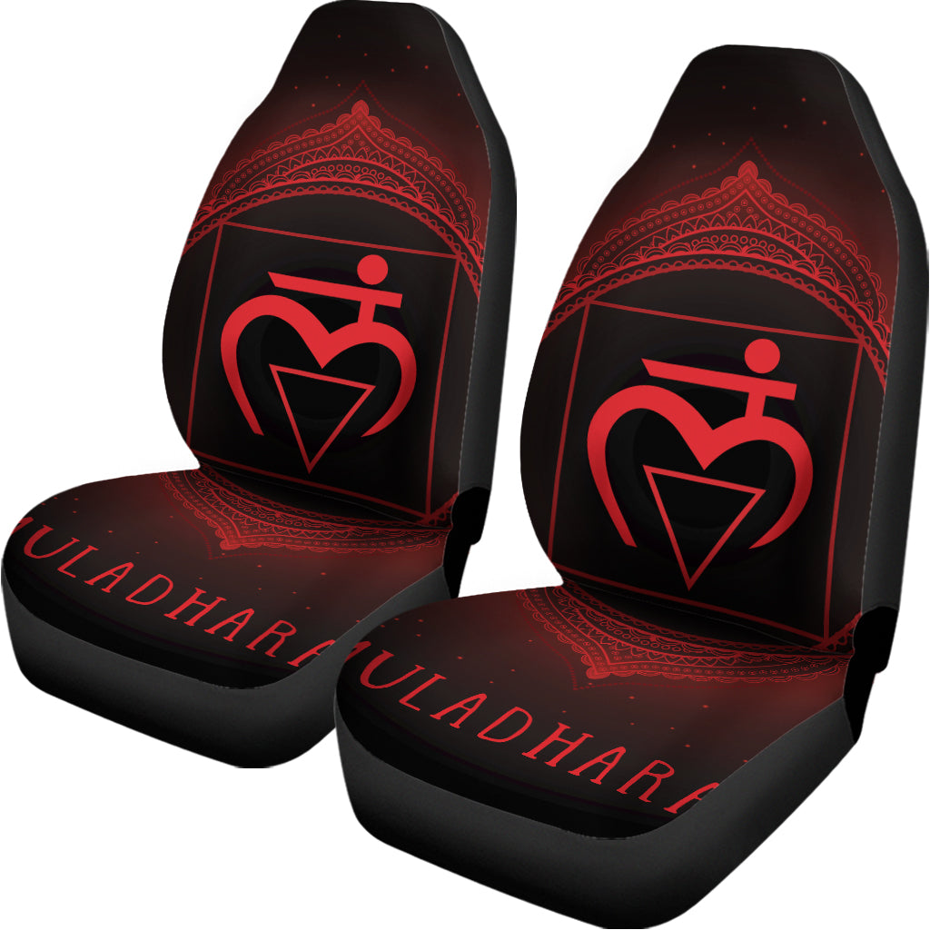 Muladhara Chakra Symbol Print Universal Fit Car Seat Covers