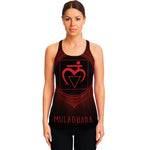 Muladhara Chakra Symbol Print Women's Racerback Tank Top
