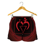 Muladhara Chakra Symbol Print Women's Shorts