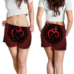 Muladhara Chakra Symbol Print Women's Shorts