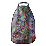 Multicolor Psychedelic Print Car Seat Organizers