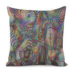 Multicolor Psychedelic Print Pillow Cover