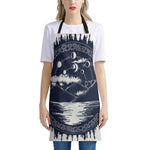 Mystical Lunar Phase Print Apron
