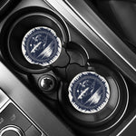 Mystical Lunar Phase Print Car Coasters