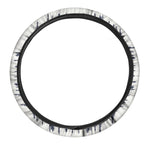 Mystical Lunar Phase Print Car Steering Wheel Cover