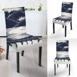 Mystical Lunar Phase Print Dining Chair Slipcover