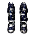 Mystical Lunar Phase Print Muay Thai Shin Guards