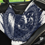 Mystical Lunar Phase Print Pet Car Back Seat Cover