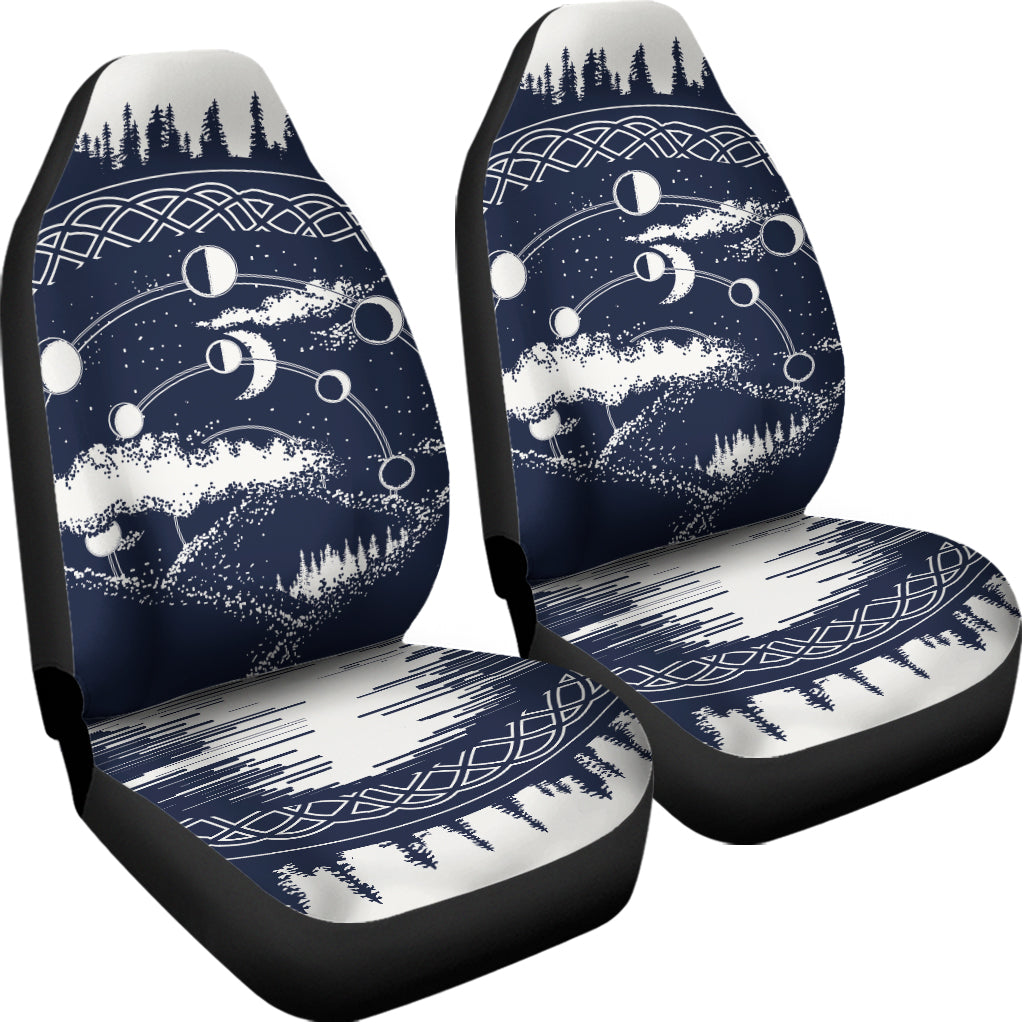 Mystical Lunar Phase Print Universal Fit Car Seat Covers