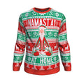 Namast'ay At Home Ugly Christmas Crewneck Sweatshirt