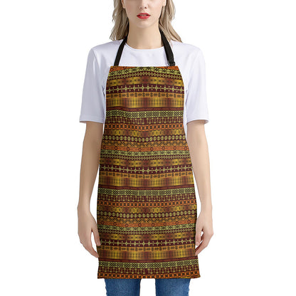 Native African Tribal Pattern Print Apron