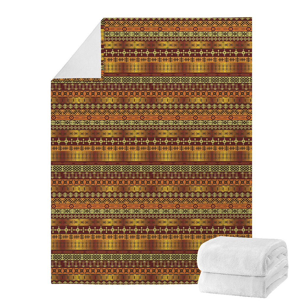 Native African Tribal Pattern Print Blanket