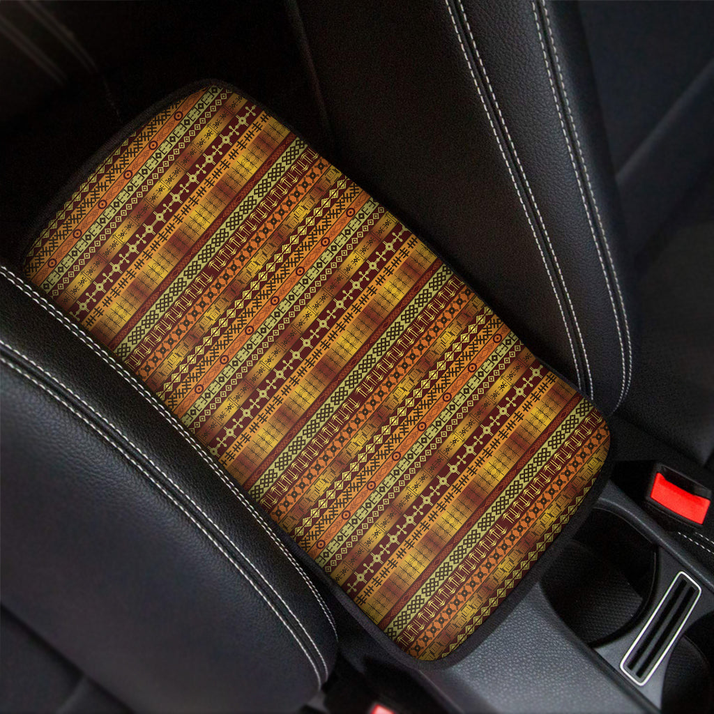 Native African Tribal Pattern Print Car Center Console Cover