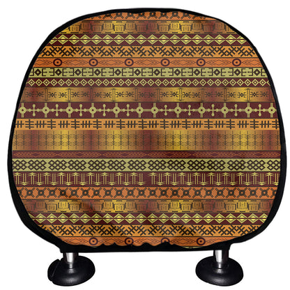 Native African Tribal Pattern Print Car Headrest Covers