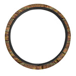 Native African Tribal Pattern Print Car Steering Wheel Cover