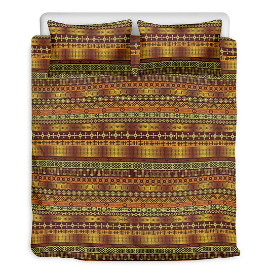 Native African Tribal Pattern Print Duvet Cover Bedding Set