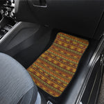 Native African Tribal Pattern Print Front Car Floor Mats