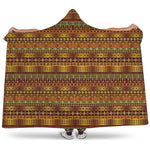 Native African Tribal Pattern Print Hooded Blanket
