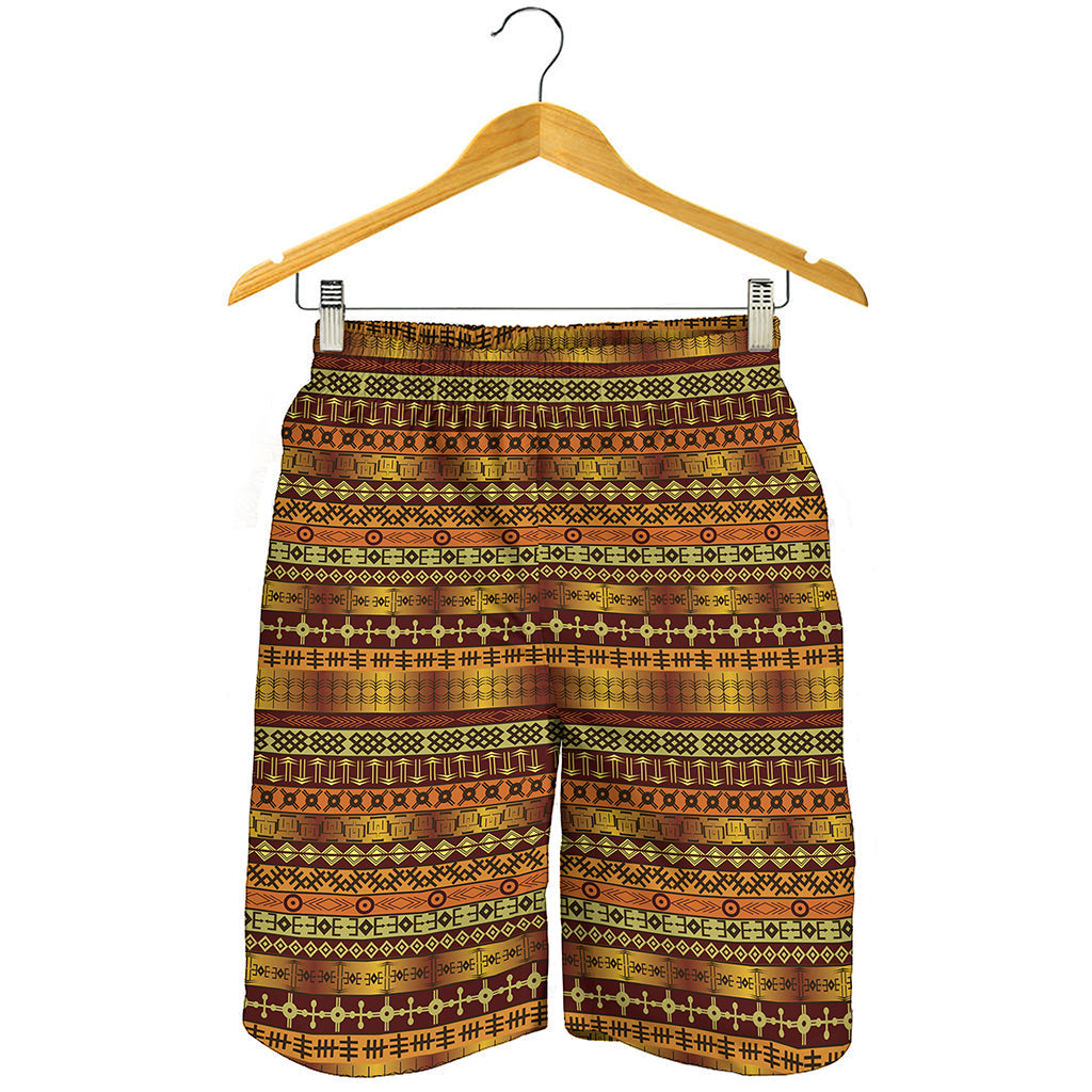 Native African Tribal Pattern Print Men's Shorts