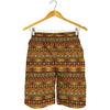 Native African Tribal Pattern Print Men's Shorts