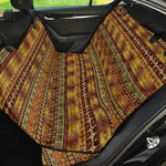 Native African Tribal Pattern Print Pet Car Back Seat Cover