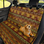 Native African Tribal Pattern Print Pet Car Back Seat Cover