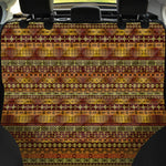 Native African Tribal Pattern Print Pet Car Back Seat Cover