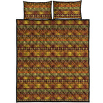 Native African Tribal Pattern Print Quilt Bed Set