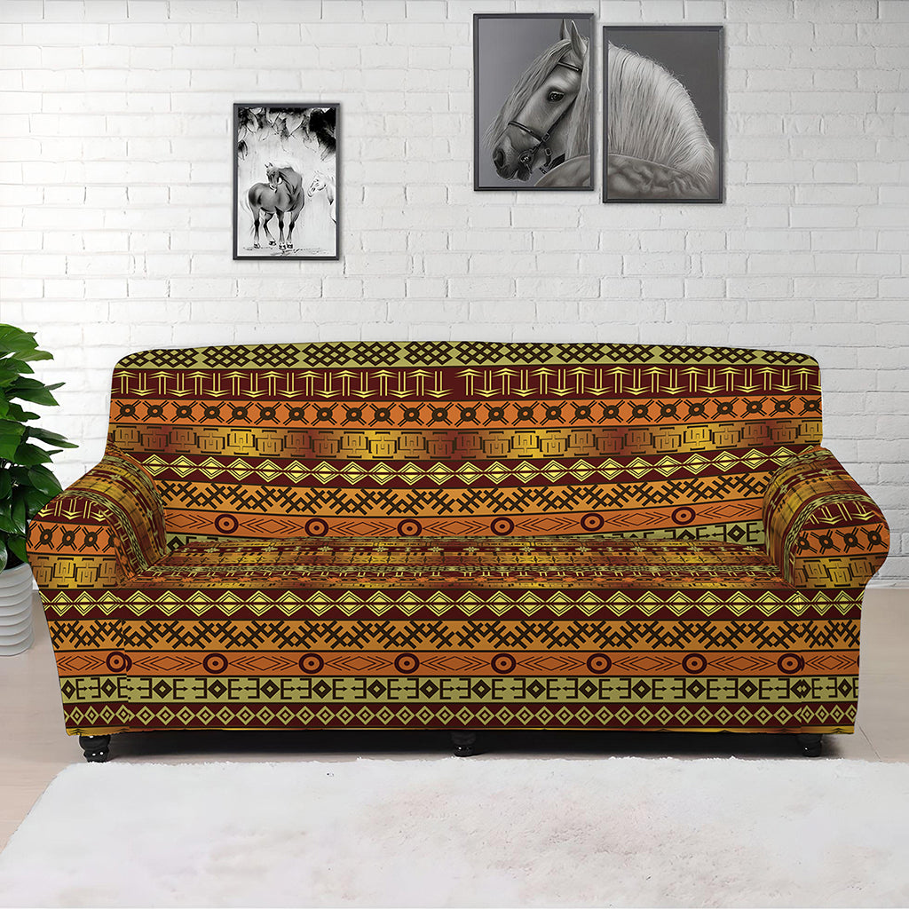 Native African Tribal Pattern Print Sofa Cover