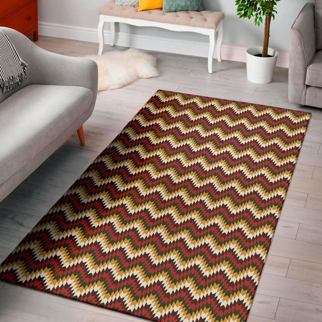 Native American Chevron Tribal Print Area Rug