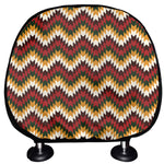 Native American Chevron Tribal Print Car Headrest Covers
