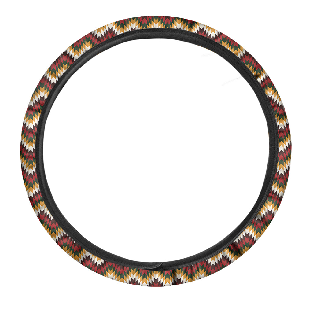 Native American Chevron Tribal Print Car Steering Wheel Cover