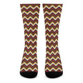 Native American Chevron Tribal Print Crew Socks