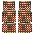 Native American Chevron Tribal Print Front and Back Car Floor Mats