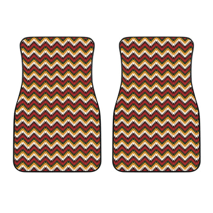Native American Chevron Tribal Print Front Car Floor Mats