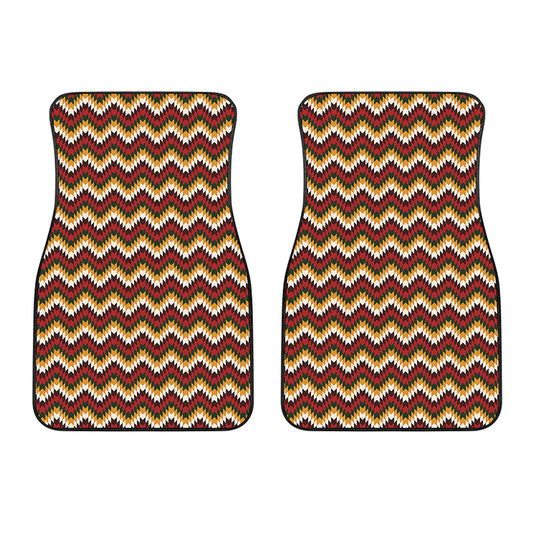 Native American Chevron Tribal Print Front Car Floor Mats