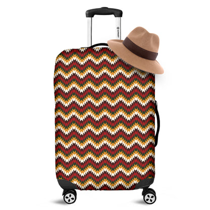 Native American Chevron Tribal Print Luggage Cover