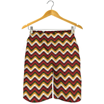 Native American Chevron Tribal Print Men's Shorts