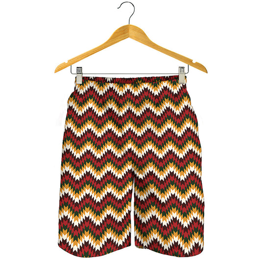 Native American Chevron Tribal Print Men's Shorts