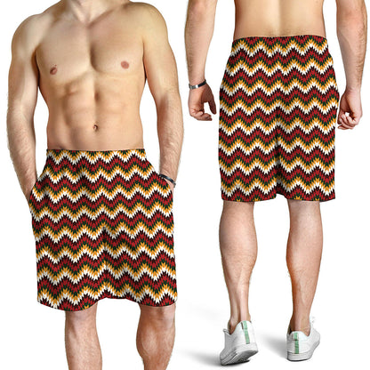 Native American Chevron Tribal Print Men's Shorts