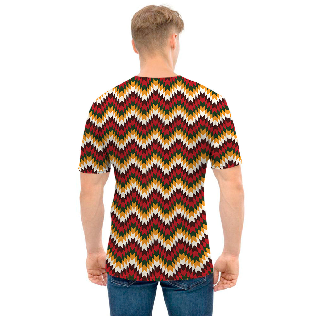 Native American Chevron Tribal Print Men's T-Shirt