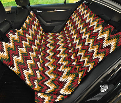 Native American Chevron Tribal Print Pet Car Back Seat Cover