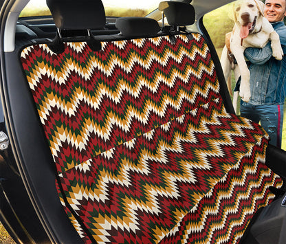 Native American Chevron Tribal Print Pet Car Back Seat Cover