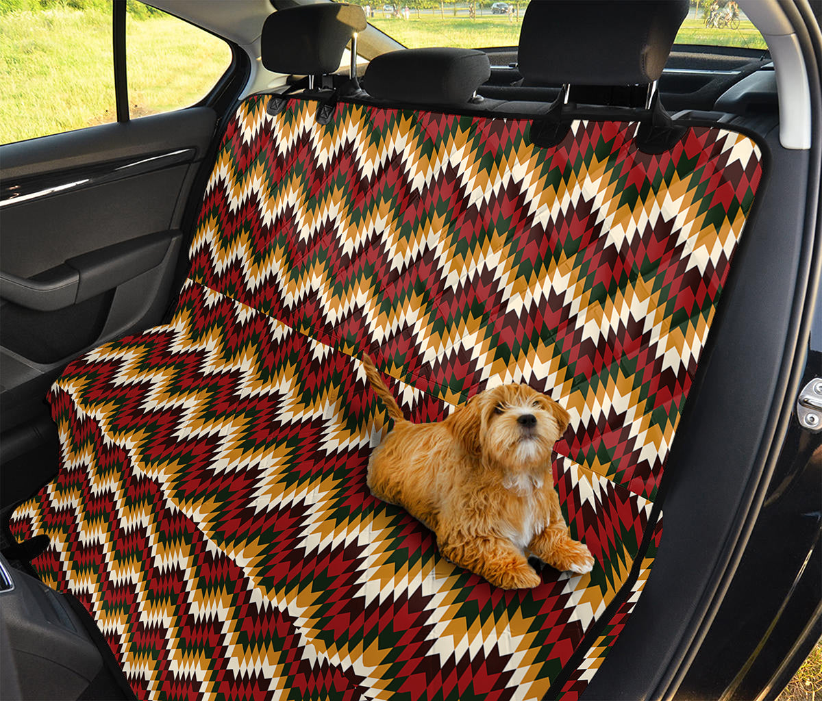 Native American Chevron Tribal Print Pet Car Back Seat Cover