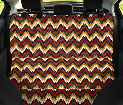 Native American Chevron Tribal Print Pet Car Back Seat Cover