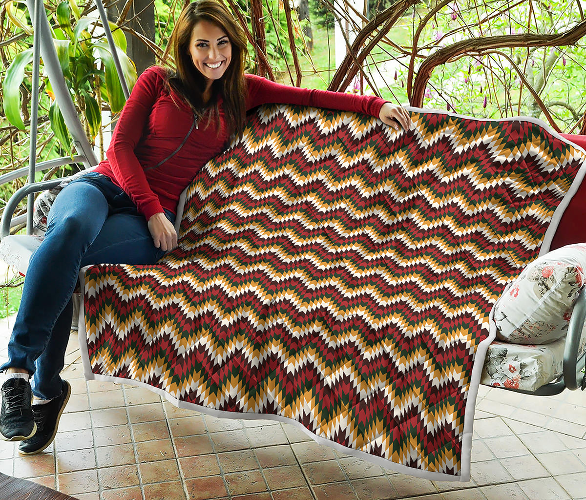 Native American Chevron Tribal Print Quilt