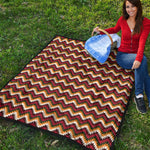 Native American Chevron Tribal Print Quilt